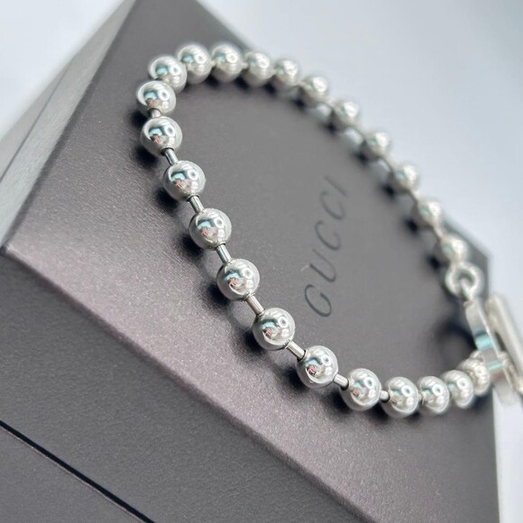Gucci Sterling Silver Ball Chain #234607G11B - Picture 7 of 11